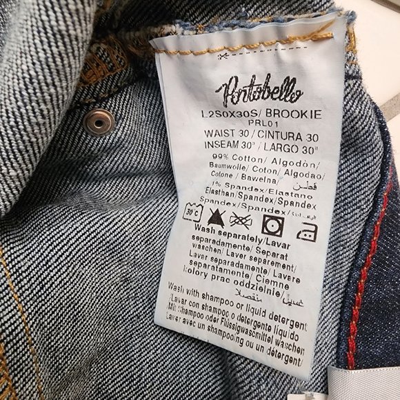 Portobello by Pepe Jeans London Ankle Jeans Size 30 Low Rise Skinny - Picture 5 of 9